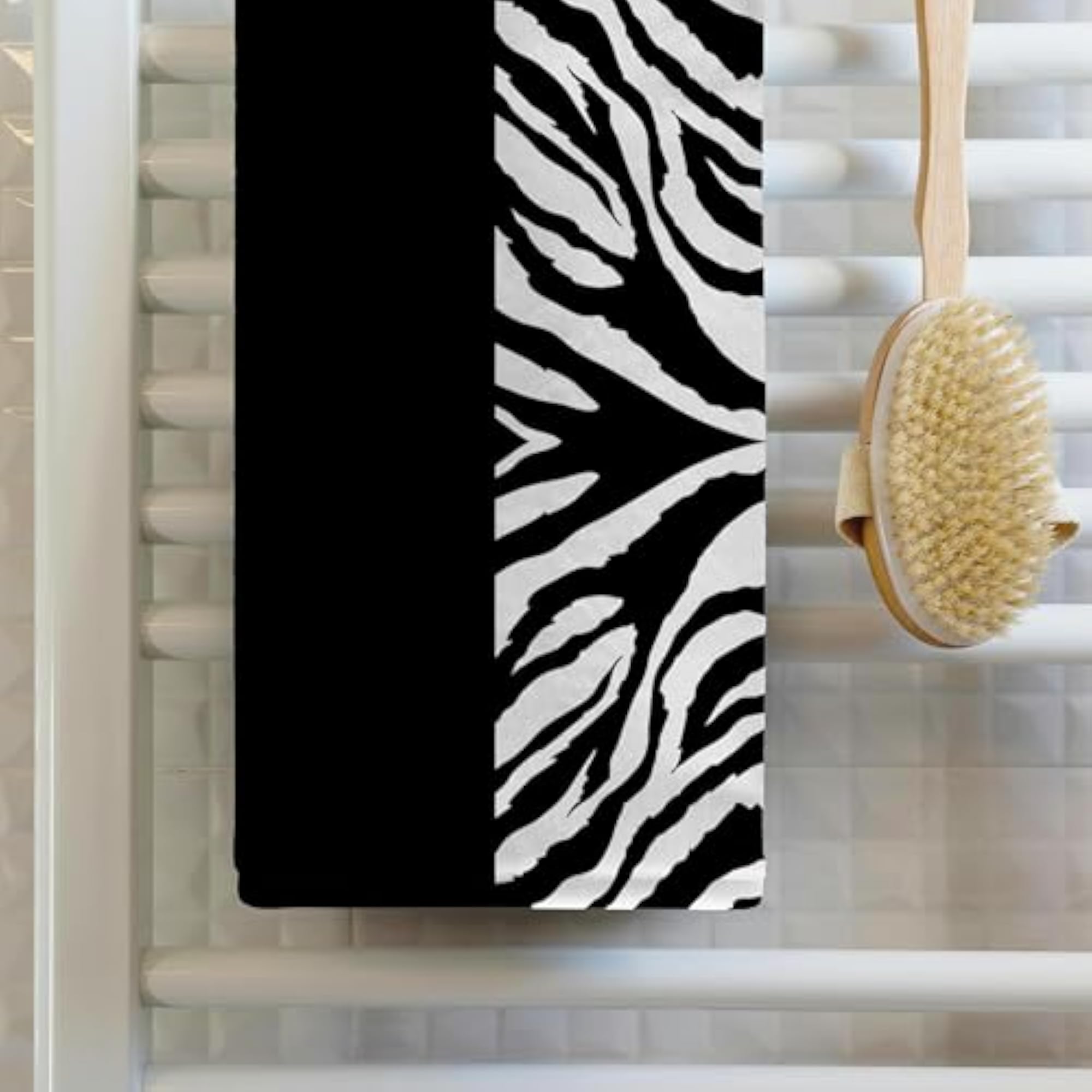 3D Rose Animal Print Hand Towel, Decorative Gift